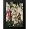 thumbnail image 2 of Botticelli, Sandro 11x14 Black Modern Framed Museum Art Print Titled - La Primavera - Detail, 2 of 5