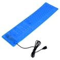 thumbnail image 4 of EeaseCA Roll Up Keyboard Computer Waterproof 109 Keys Silent USB Wired Keyboard, 4 of 7