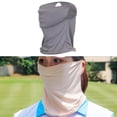 thumbnail image 4 of Golfing Ciclismo Bandana Mascil Elástico Golf Cuello Mujeres Gris Sunnimix Bufanda de cara con polaina de cuello, 4 of 7