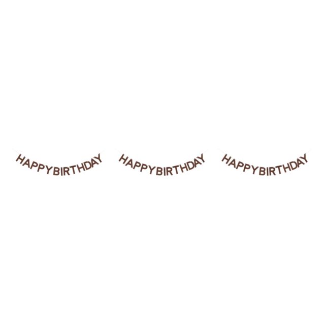 Monstrate 2 unids/set bandera Delta marrón Retro multifuncional-decoración de fiesta de cumpleaños versátil y elegante patrón de cuerda Type1 NO1