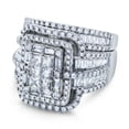 thumbnail image 5 of Fashion Jewelry 925 Silver Ring Cubic Zircon Engagement Women Gift Sz 6-10, 5 of 9