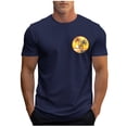 thumbnail image 1 of Eres Más Que una Camisa de Puntuación de Prueba Nueva Moda Casual Hombres Imprimir Camiseta Deportiva Manga Corta Blusas de Cuello Redondo, 1 of 1