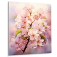 thumbnail image 2 of Designart "Blossom Translucent Apple Glow I" Floral Metal Wall Art, 2 of 5