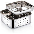 thumbnail image 2 of TreegoArt Stainless Steel Paneer Cheese Mould Maker Press, Square Shaped Kitchen Tools - 700 Ml Paneer Mould, 2 of 3