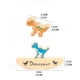thumbnail image 2 of Apilamiento De Juguetes De Dinosaurios Para Niños Bloques De Construcción De Dinosaurios De Madera Apilamiento Aprendizaje De Habilidades Motoras Finas Regalos De Cumpleaños De Navidad Vogacara FN006461-00, 2 of 6