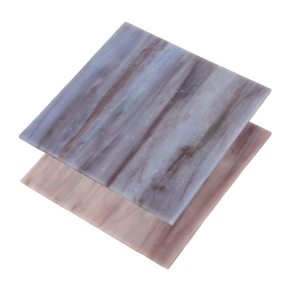 HOMEMAXS  2 Pcs Mosaic Tile Colorful DIY Tiles Stained Glass Sheet Mother