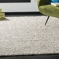 thumbnail image 4 of SAFAVIEH Athens Solid Plush Shag Area Rug, Silver, 9' x 12', 4 of 7