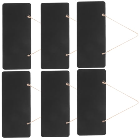 6Pcs Rectangular Hanging Chalkboard for Writing in Meeting Room and Coffee Shop