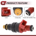 thumbnail image 3 of 1 Pc Inyector de Combustible para Ford Ranger 4.0 1993-1996 Boquilla de Combustible No.0280150931/ZZM2-13-250/92TF-9F593-AA Rojo Negro, 3 of 7