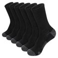 thumbnail image 1 of Calcetines Prolriy para hombre, de baloncesto, cortos, de color liso, 5 unidades, color negro, 1 of 8