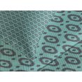 thumbnail image 4 of Ambesonne Ikat Quilted Bedspread Set 3 Pcs, Traditional Dots, King Size, Turquoise Grey, 4 of 5