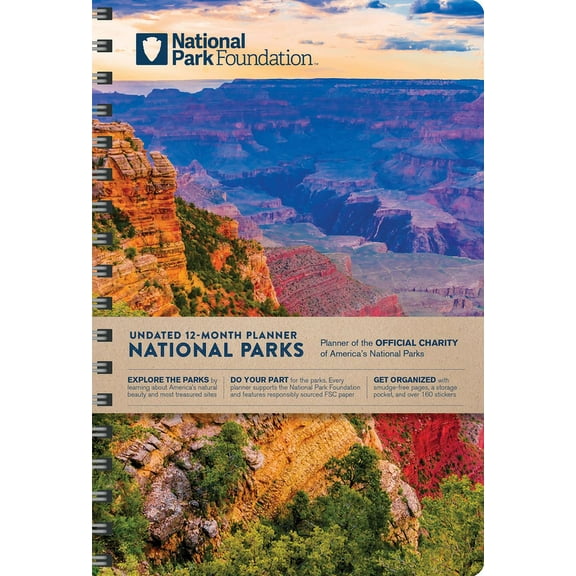 National Park Foundation Undated Planner, (Paperback)
