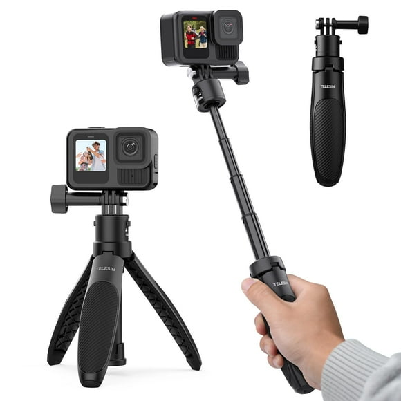 Trípode para cámara TELESIN Selfie Stick 15-40 cm, extensible