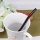 thumbnail image 4 of Suministro de filtro de cuchara de ventosa reutilizable para café con pajita de acero inoxidable (negro) Likrtyny Para estrenar, 4 of 7