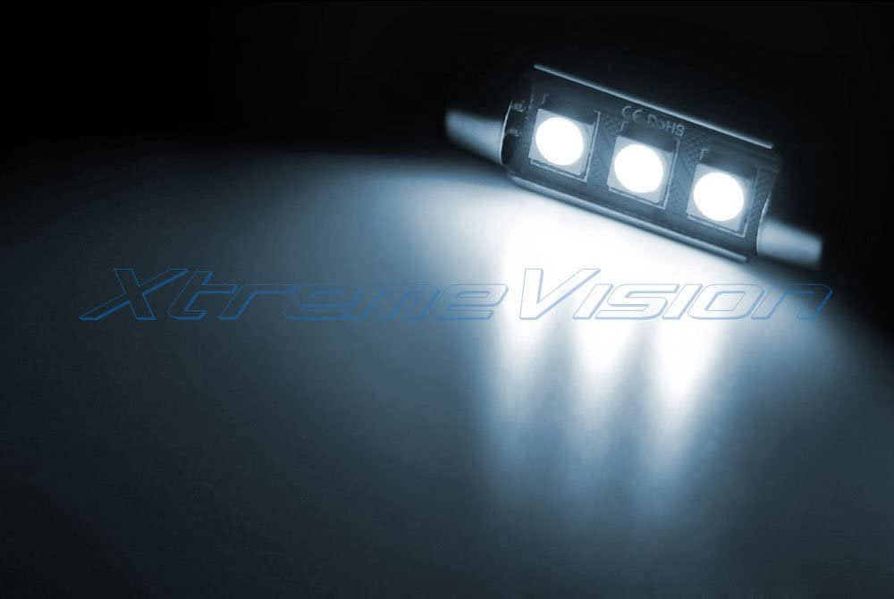 8 Pieces Xtremevision Interior LED for Nissan Xterra 2005-2014 Cool White Interior LED Kit Installation Tool 