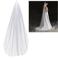 thumbnail image 2 of HLONK Wedding Veil 80cm Fingertip Length Tulle Hair Accessory, 2 of 7