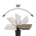thumbnail image 4 of GKOplus Mini Size Brass Landscape Spotlight, Low Voltage 12V AC/DC Outdoor Directional Uplight, 180 Lumens, 3W MR8 LED Bulb ABS Ground Stake Included, 2700K Warm White, Garden Patio Trees Spot Uplight, 4 of 5