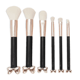 thumbnail image 4 of Impressions Vanity 6 Pcs Minnie Mouse Super Soft Makeup Brush Set with Bow Attached Bell Jar, 4 of 7