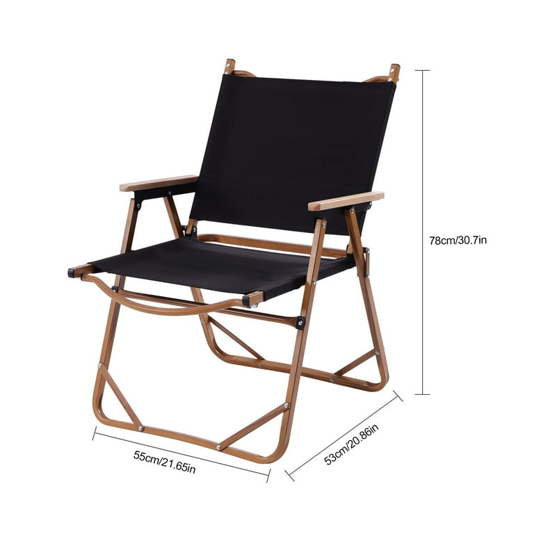 Outdoor Folding Camp Chair Wood Grain Portable Lawn Chairs Outdoor Folding Camp Chair Wood Grain Portable Lawn Chairs