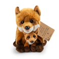 thumbnail image 5 of DEMDACO Momma Fox and Baby 9 Inch Brown Polyester Plush Stuffed Animal, 5 of 5