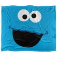 thumbnail image 2 of Sesame Street Cookie Monster Face Officially Licensed Silky Touch Super Soft Throw Blanket 50' x 60', 2 of 6