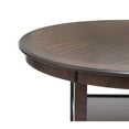 thumbnail image 3 of Beas 5 Piece Counter Dining Table, Chair Set, Cherry Brown, Beige Fabric, 3 of 4