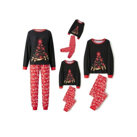 

Hopiumy Family Christmas Pajamas Matching Set Baby Jammies Matching Set Xmas Holiday Nightwear Suit for Adults Kids Dog