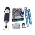 thumbnail image 1 of 500W ER11 / ER16 CNC DC Air Cooled Spindle Motor With Speed Governor + Collets + Clamp + Bits ,Easy to Install, 1 of 7