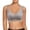 Grey, variant on AJGRHE Women Low Support Wirefree Bra V Neck Comfort Bra for Women Everyday Soft Lightweight Seamless Underwire Support with Removable Pads M Grey