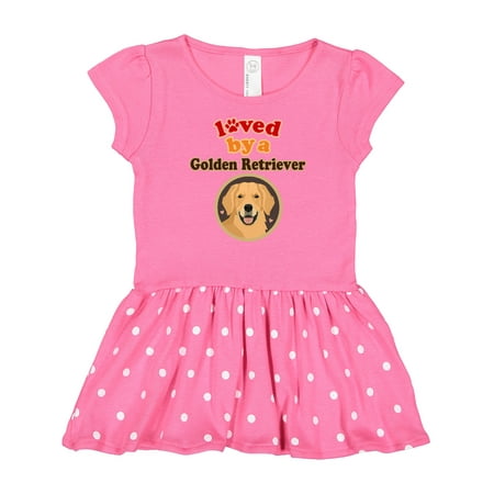 

Inktastic Golden Retriever Dog Lover Gift Baby Girl Dress