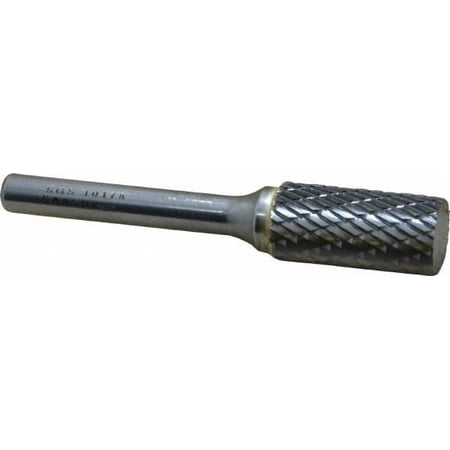 

SGS Pro 10178 SA-5 1/2 Cut Diam 1/4 Shank Carbide Double Cut Cylinder Burr