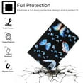 thumbnail image 3 of Allytech Wallet Case for iPad Mini 6(2021), iPad Mini 6th Gen 8.3 inch Cover with Pencil Slot, Auto Sleep Wake PU Leather Protective Adjustable Stand Card Pocket Cover for iPad Mini 6, Blue Butterfly, 3 of 7