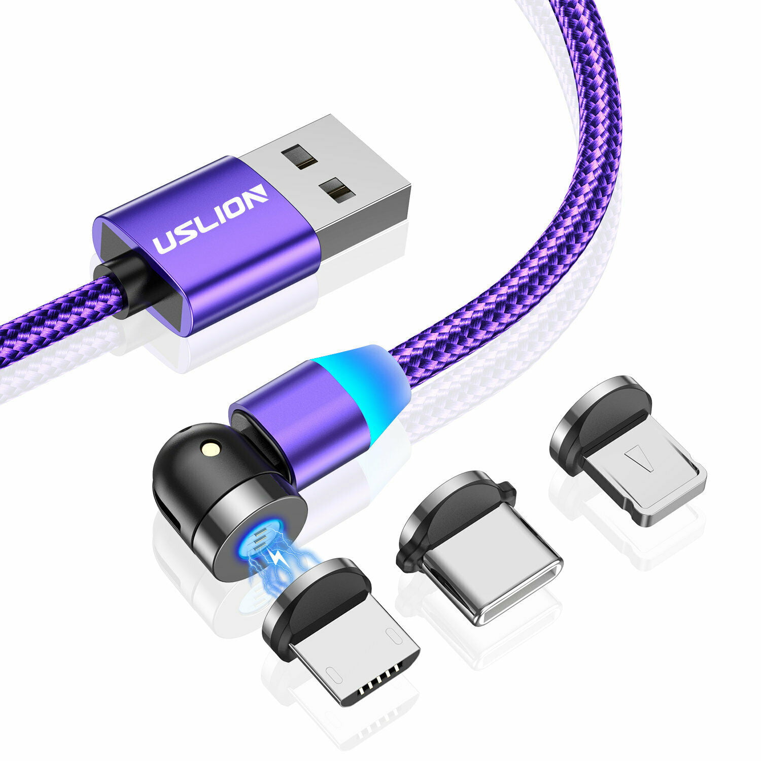 Type-C Universal Interface Three-in-One Data Cable Suitable for All Kinds of Mobile Phones and Tablets Such As Apple Android Trump 2020 USB Cable High Speed Data and Charging