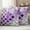 Purple, variant on Blue Morocco Outdoor Waterproof Pillow Covers, Vintage Graffiti Paint Art Boho Dappled Decorative Square Throw Pillowcase Sofa Cushion Sham for Patio/Couch/Chair, 16"x16" 2 Pack