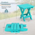 thumbnail image 2 of Mesa auxiliar plegable para exteriores LUE BONA Small Aruba Blue, 2 of 7