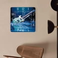 thumbnail image 4 of 10 Inch Wall Clock Battery Operated Silent Clock Decorative for Office, Kitchen, Outdoor, Living Room，Electric Guitar Abstract Print, 4 of 4