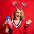 thumbnail image 2 of WMGHA 4th of July Headband Independence Day Hair Accessories,1 Pcs Patriotic Head Boppers Headband, 4th of July Accessories American Flag Decorations for Independence Day Party Supplies, 2 of 3