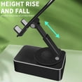 thumbnail image 7 of Phone Holder Desk,Moft Phone Stand,Mobile Phone Stand Audio In 1 Rotating Foldable Lazy Live Streaming Desktop Tablet Stand Multifunctional,Phone Desk Stand,Desk Phone Holder(Black), 7 of 7
