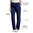 thumbnail image 4 of Landau Women's Essentials Classic Relaxed Fit Breathable Fade Resistant 2 Pockets Elastic Basic Pull On Scrub, Style 8327, 4 of 8