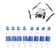 thumbnail image 5 of Hélice De Repuesto, Hélices De Drones De Colores De Doble Cara Resistentes Y De Alta Rigidez Vuelo Silencioso De Plástico Para Bricolaje Para 6030F, 5 of 8