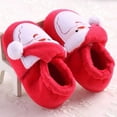 thumbnail image 2 of Esho Christmas Baby Shoes Snow Boots, Infants Winter Xmas Plush Warm Slipper Shoes Santa Elf Booties Shoes 0-18M, 2 of 6