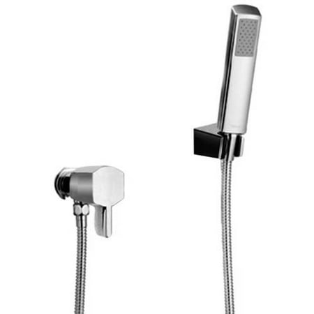Deck Mount Diverter - Toto TS960F1L#CP Soiree Single Handle Deck Mounted Diverter and Handheld Shower System, Polished Chrome