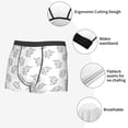 thumbnail image 5 of Wukai Turtle Print Men’s Underwear Breathable Boxer Briefs,&nbsp;Moisture Wicking & Breathable-, 5 of 7