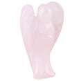 thumbnail image 2 of Natural Energy Charged Guardian Angel Shape Crystal Healing Stone Gift(Pink), 2 of 14