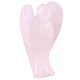 thumbnail image 2 of Piedra curativa de cristal con forma de ángel de la guarda, cargada de energía natural (rosa), 2 of 14