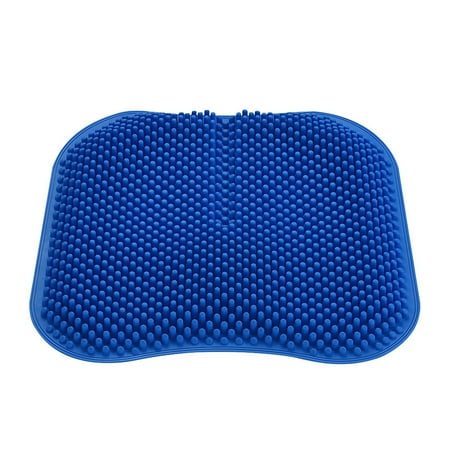 Silica Gel Car Seat Cushion Non Slip Chair Pad for Office Truck Home Breathable Silicone Massage Seat Cover 16.5