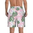 thumbnail image 3 of Naloa Lilies Flowers Men's Beach Shorts, Surfing shorts, Swim trunks, Quick Dry Swim Trunks for Surfing Beach Fun - 3X-Large, 3 of 9