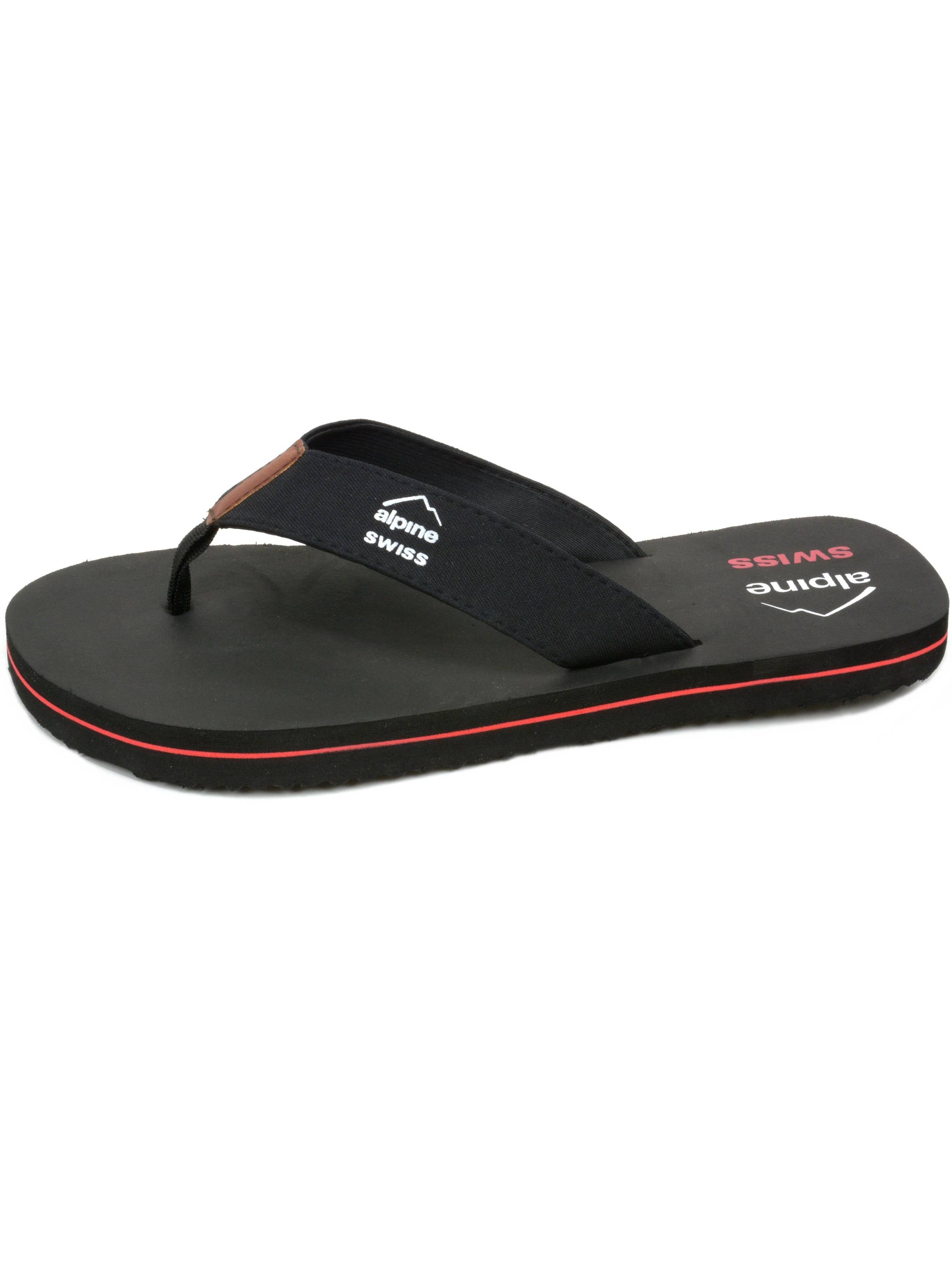 alpine swiss men's flip flops beach sandals lightweight eva sole comfort thongs - image 3 of 6