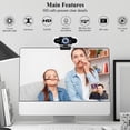 thumbnail image 4 of Cámara Usb Externa De Cámara Web De Alta Definición 1080P 30 Grados Hacia Arriba Y Hacia Abajo Cámara Giratoria Para Computadora Portátil Minnieouse EL015983-00, 4 of 5