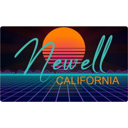 

Newell California 4 X 2.25-Inch Fridge Magnet Retro Neon Design
